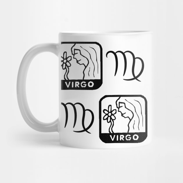 Virgo Birth Sign - Black by BurritoKitty